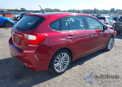 2012 Subaru Impreza 2.0I Limited z USA, uszkodzony, nr VIN JF1GPAK65CH227522